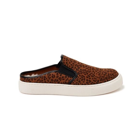 Women’s Leopard Print Casual Twin Gore Mule Slip on Shoes Size 10 - Picture 1 of 8